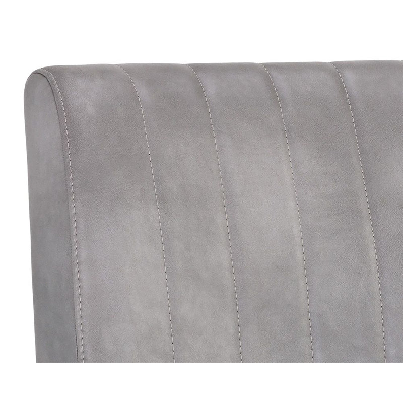 Halden Upholstered Dining Chair, Gray Performance