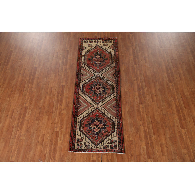 Tapis de couloir géométrique 3 x 9