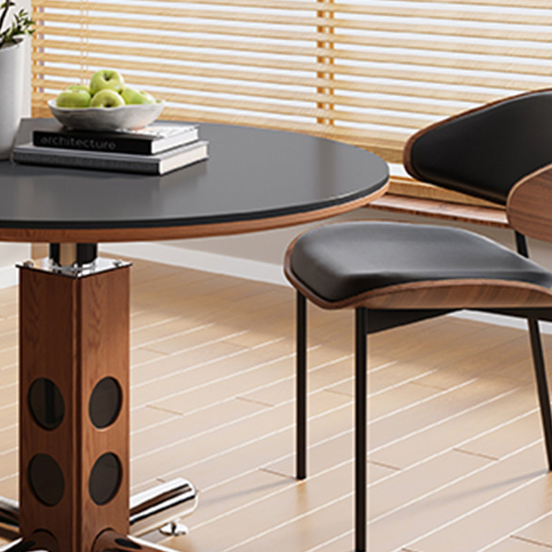 Table de salle à manger ronde Bauhaus, H 29,52 po x L 39,37 po x l 39,37 po