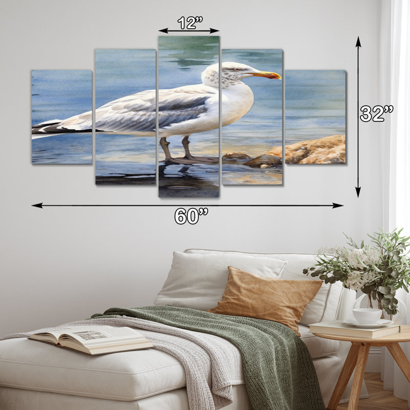 Coastal Animals Wall Decor on Metal