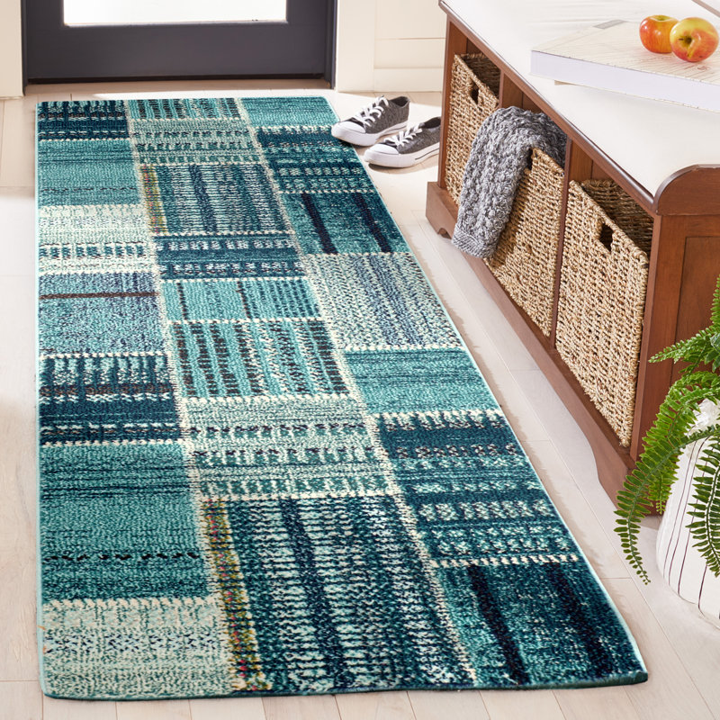Burris Performance Patchwork Rug, Runner 2'2" x 8'