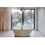 Baignoire autoportante à surface solide gauche BE 66 po x 34 po x 22 po BE-88888055-89055021