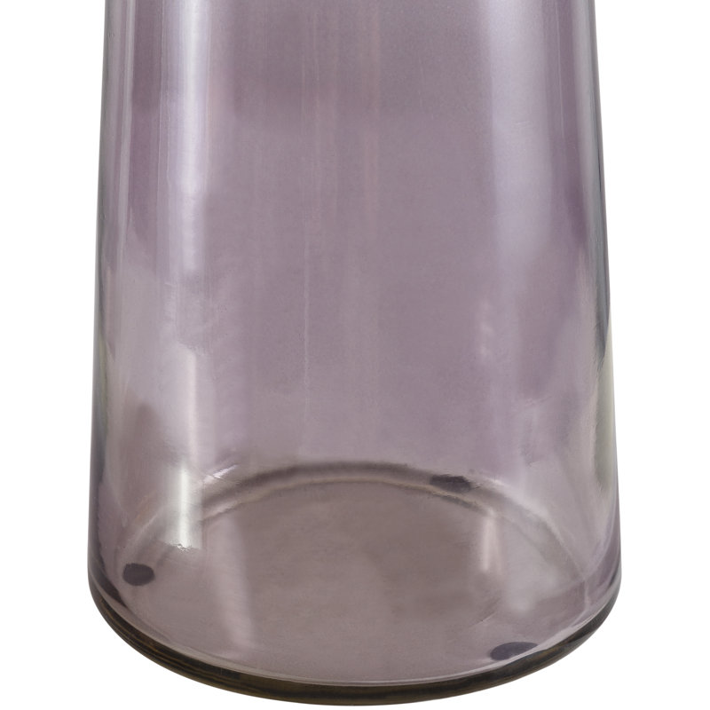 Table de bout moderne Florann, Mauve / Brun clair