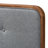 Daventry Cowarts, Queen Upholstered Platform Bed, Dark Grey/Walnut 57.9'' H X 63.45'' W X 82.15'' L-1072168814-1072168816