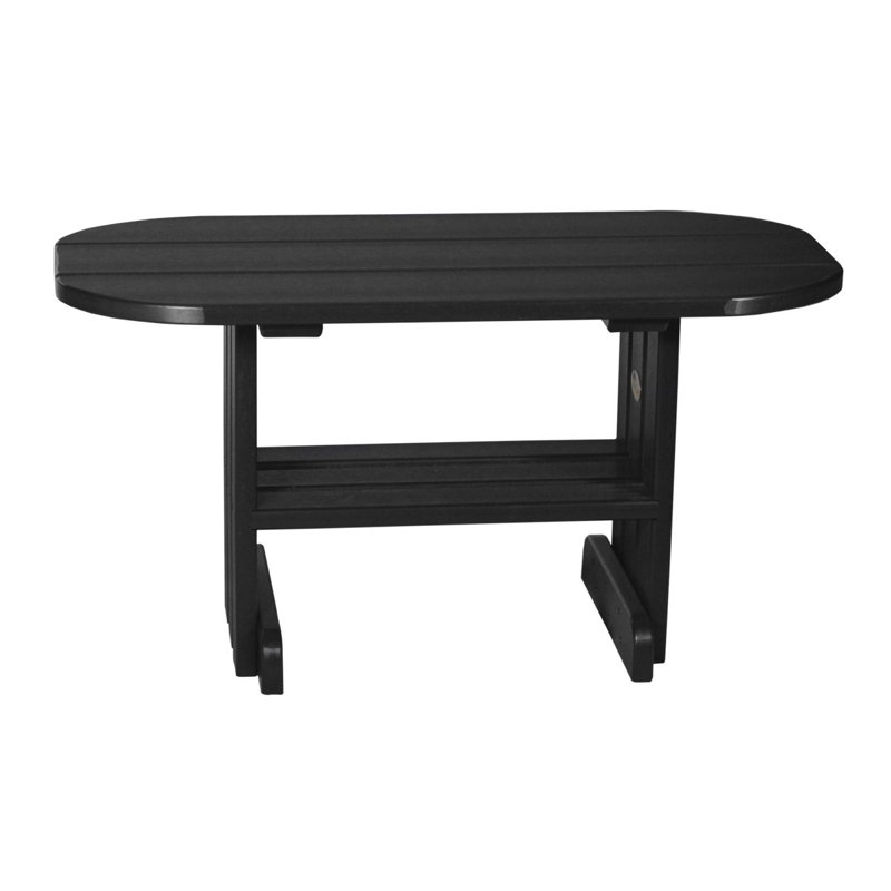 Table basse en plastique Haffey, Noir