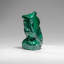 Genuine Polished Malachite Owl Carving (149.3 Grams)