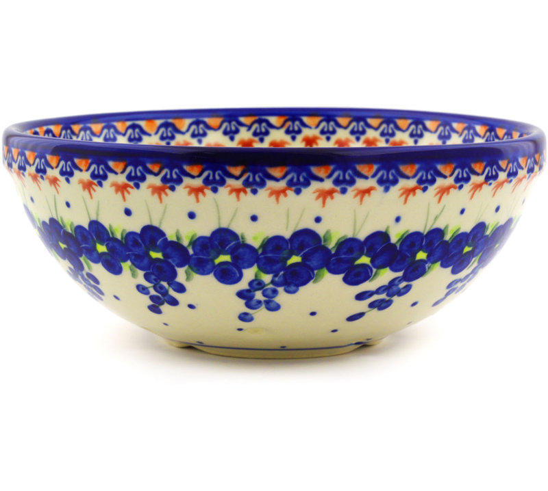 Polmedia Passion Poppy Stoneware Colander