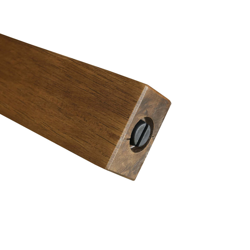 Tabouret de bar rembourré Vera, Noyer foncé, 2