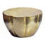 Round Gold Aluminium Coffee Table