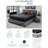 ComforPedic From Beautyrest 14'' Medium Charcoal Infused Gel Memory Foam Mattress-61461534