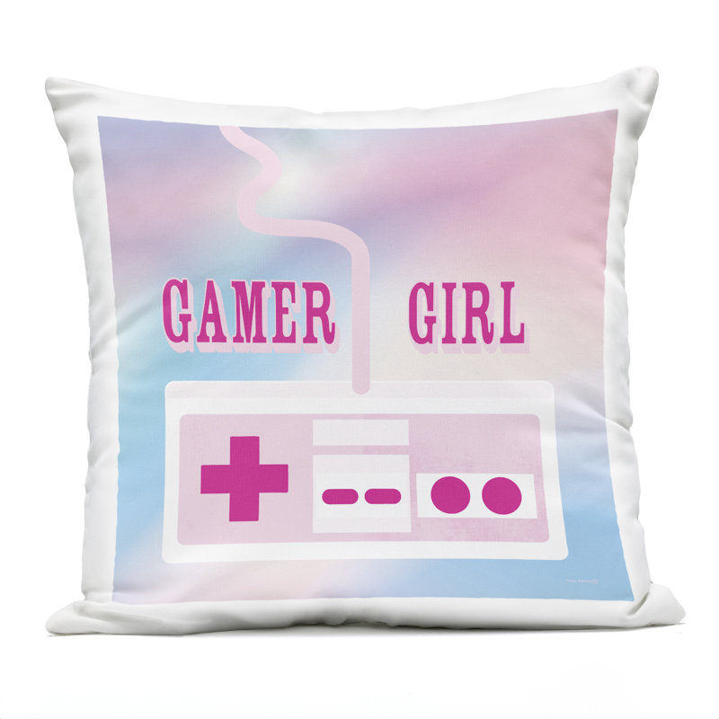 Coussin d'extérieur Pastel Gamer Girl