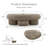 Jahmaal 2-Piece Glossy Coffee Table Set-347267590-364976122