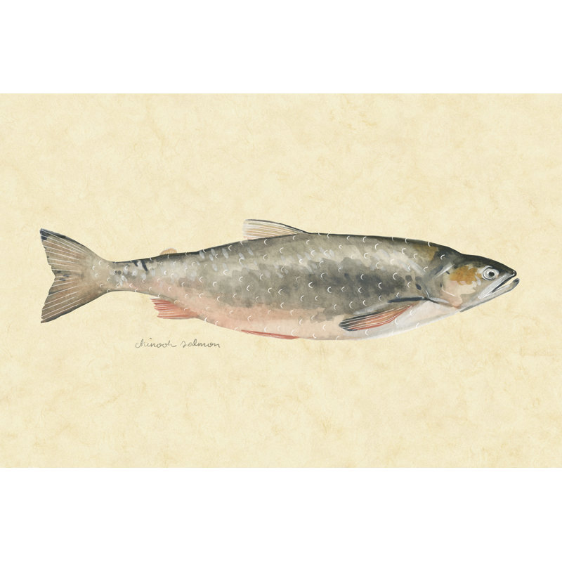 Catch Of The Day II by Emma Scarvey - Painting on Canvas, 20 cm H x 30 cm W, Wrapped Canvas