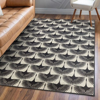 Tapis lavable à imprimé animal Flock Kettle