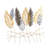 Hand-Painted Decorative Metal Wall Accessory, 29.5 x 31.5 x 2.0 Inches | 100% Metal Construction, Lightweight 3.2 lbs | Unique Color Variations for Elegant Home Decor, Perfect for Living Room & Office Spaces