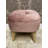 Gershwin 30cm Wide Velvet Tufted Square Footstool Ottoman with Storage-899290533