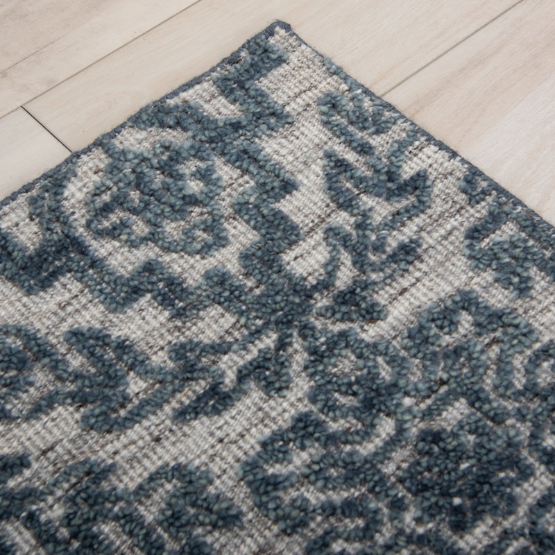 Tapis 100% laine noué à la main, Rectangulaire 2 pi x 3 pi
