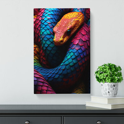 Snake Colour Field - No Frame Print