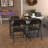 COSCO 20" x 48" Vinyl Top Serving Folding Table-15222984