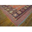 Vintage Mid Century Modern Geometric Indian Flatweave Cotton Dhurrie Rug