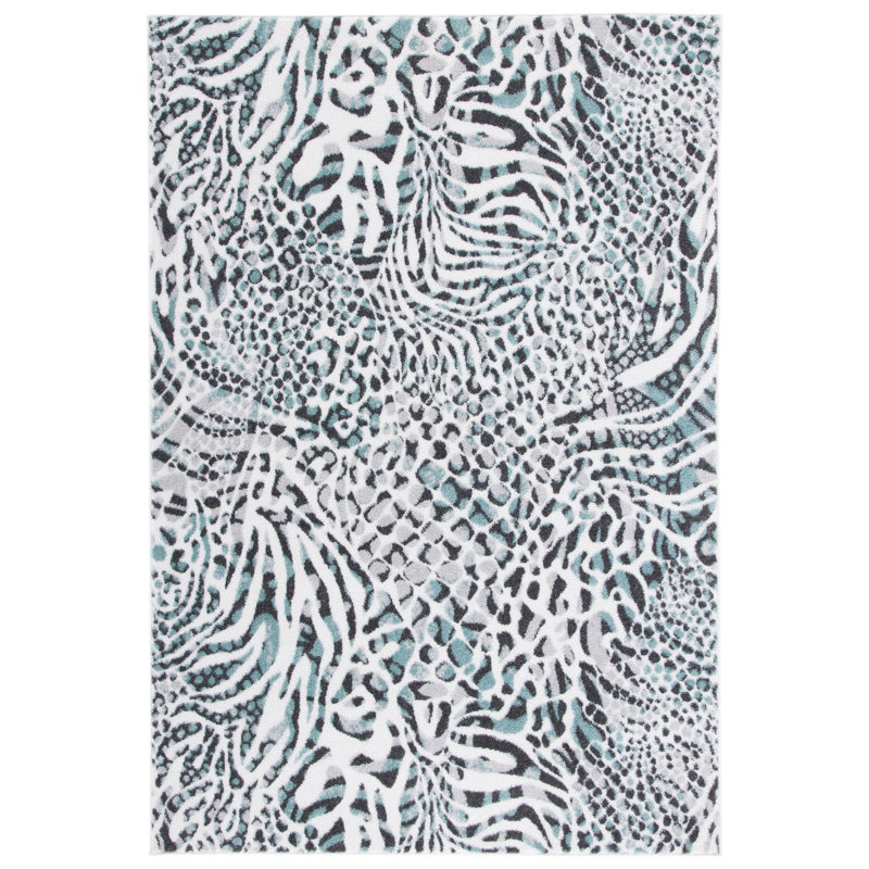 Ameyah Performance Animal Print Rug, Rectangle 3' x 5'