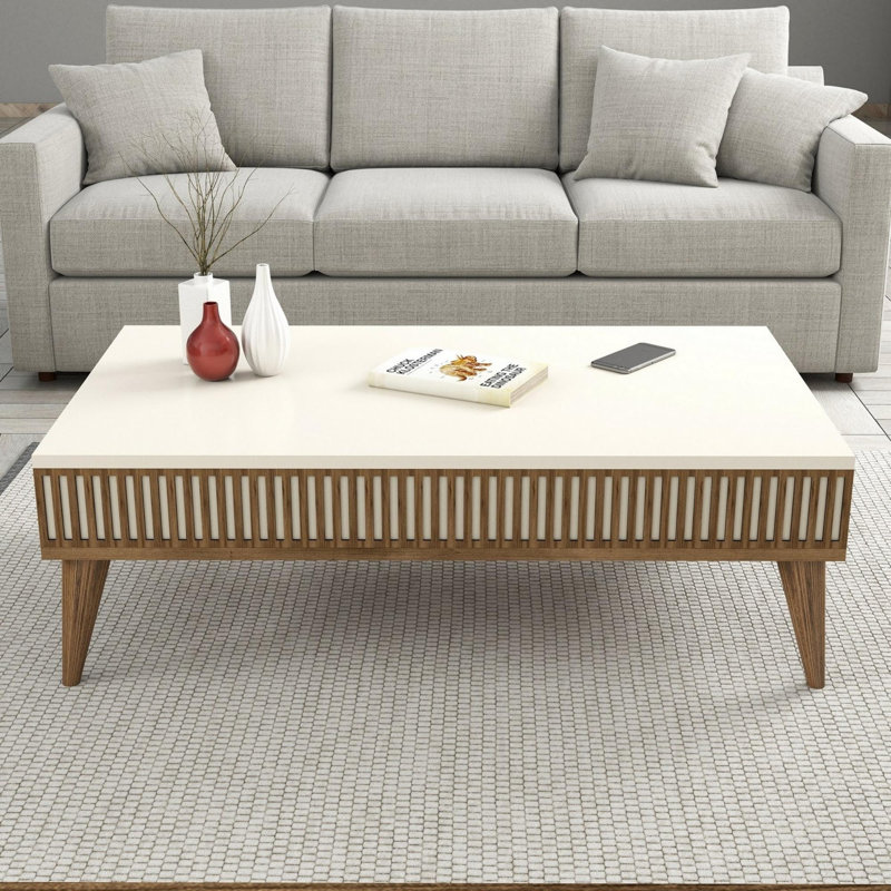 Table basse, Crème