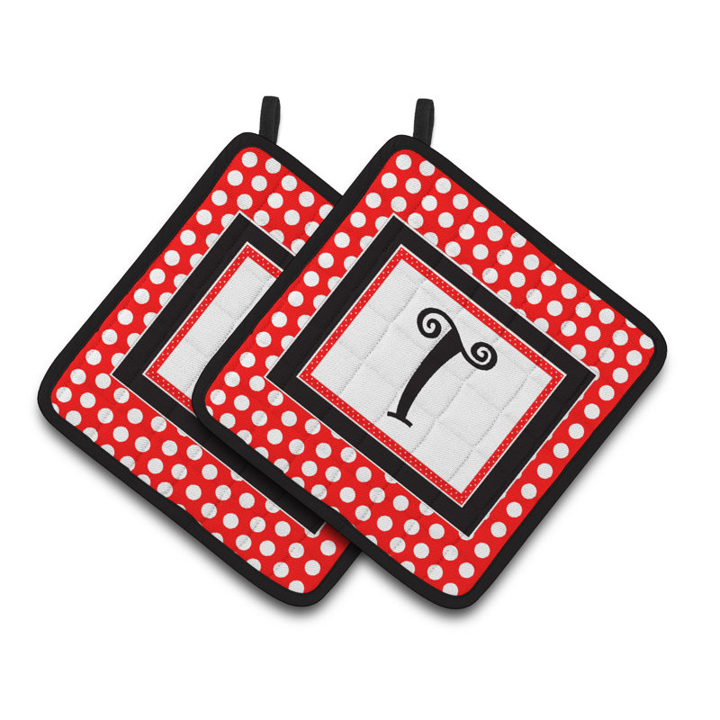 Manique à pois, Rouge noir, T