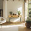Ancle 120cm Solid Wood Top Console Table