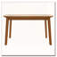 Table de salle à manger moderne de 47 pouces