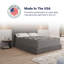 Matelas hybride en mousse viscoélastique gélifiée rafraîchissante-247154612-247154614