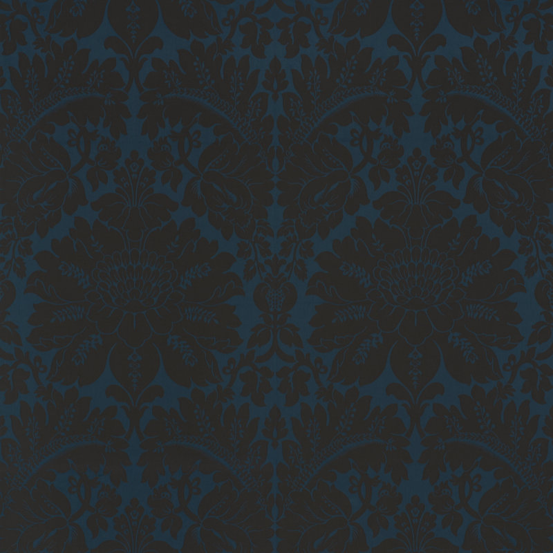 Maggiore Damasco Fabric, Midnight