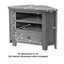 Rothbury Unfinished Corner TV Unit for TVs up to 40"