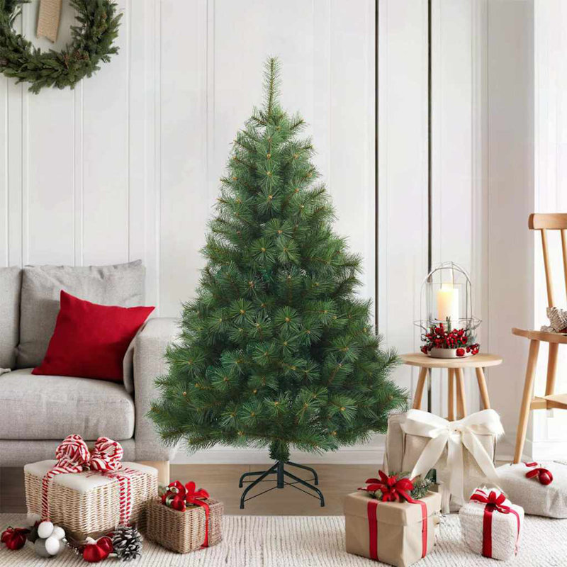  Artificial Hinged Christmas Tree Green PVC, steel, 3.94' H