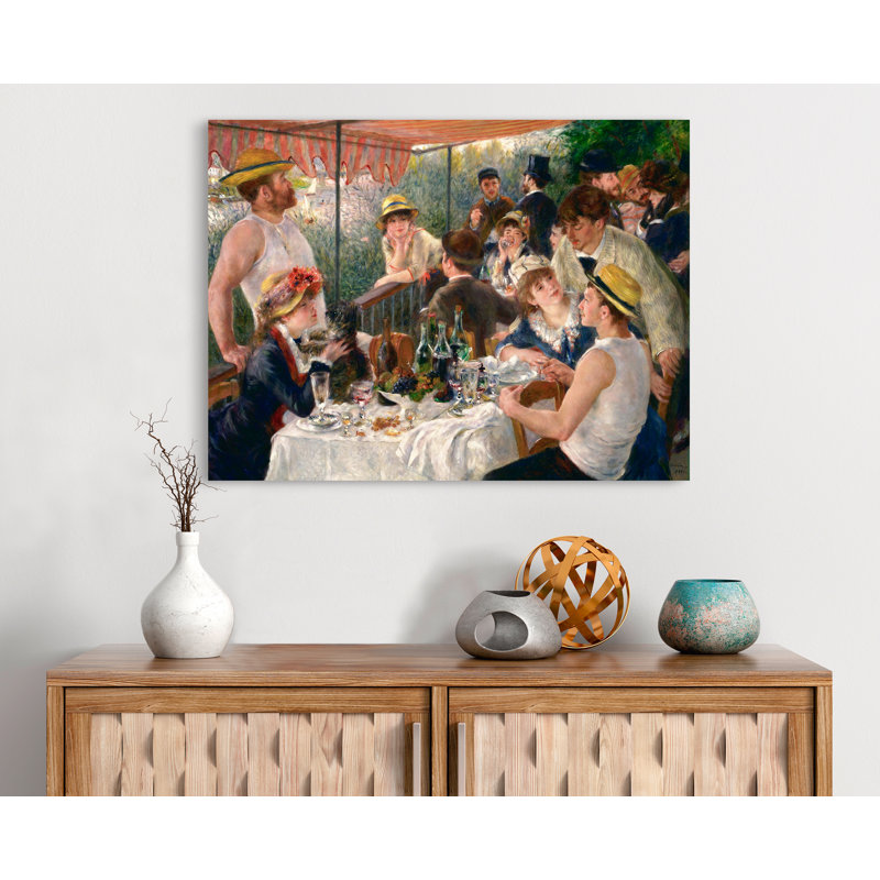 Luncheon Of The Boating Party by Pierre-Auguste Renoir - Wrapped Canvas Print, 70cm H x 100cm W x 4cm D