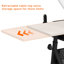 Rectangle Height Adjustable 158.5cm L Training Table-1042241955