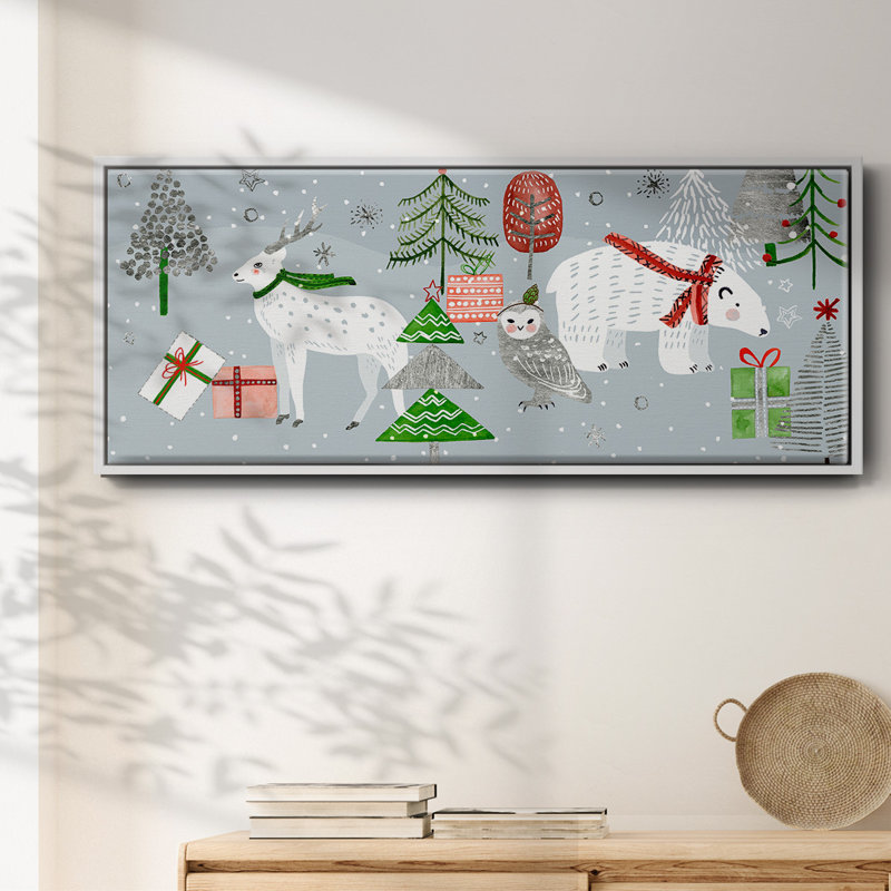 Collection Stars & Snowflakes - toile encadrée, H 20 po x l 50 po