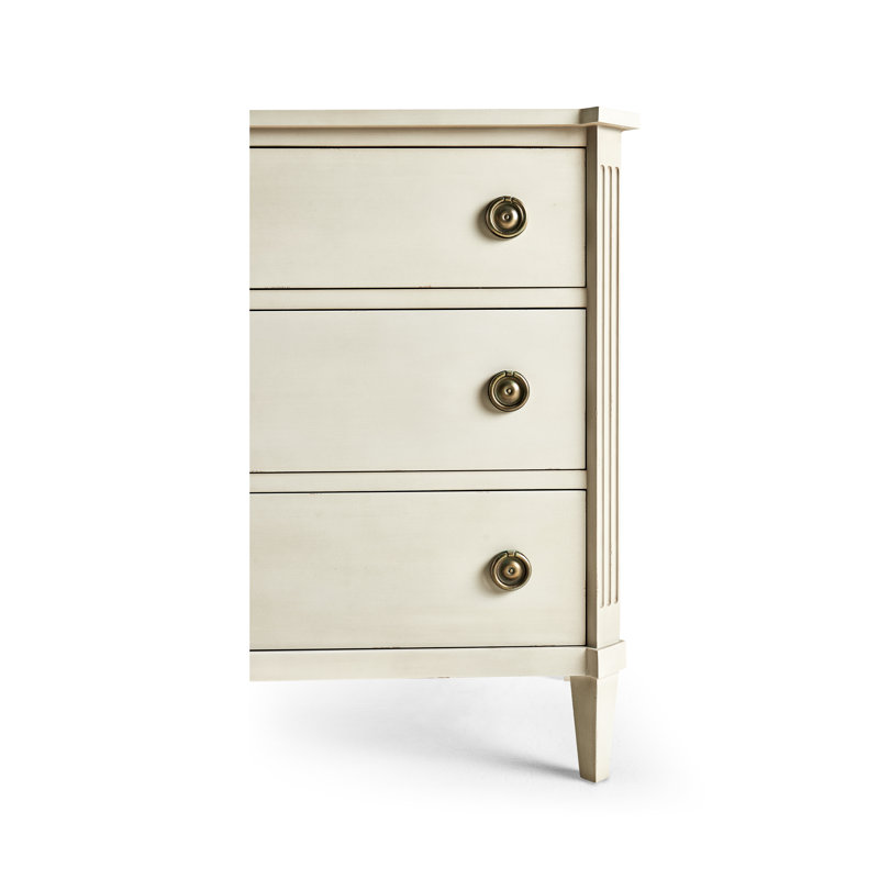Aeon 3 - Drawer Solid Wood Dresser, London Mist