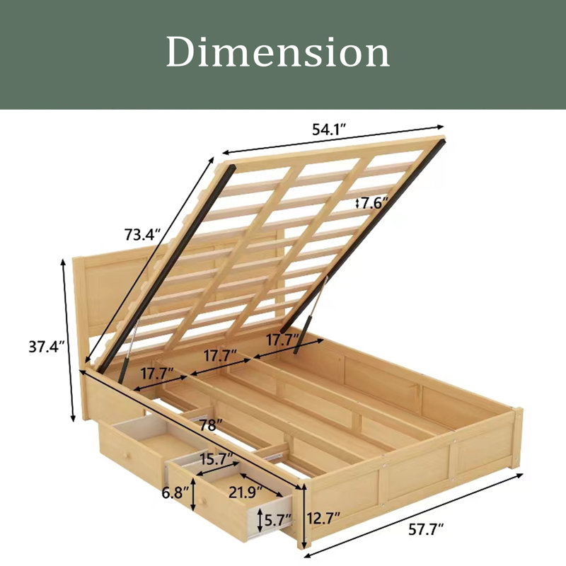 Palumbo Platform Bed, Full / Double