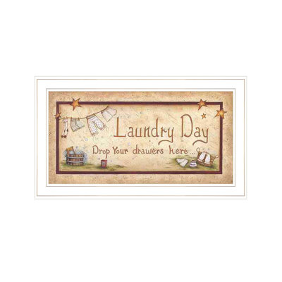 Drop Your Drawers Here Framed Wall Art for Living Room, Home Wall Decor By Mary Ann June