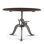 Industrial Loft Round Solid Wood Dining Table