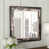 Distressed Rustic Ivory /Black/Brown