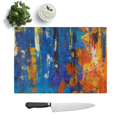 Tempered Glass Art Painting Vol.470 Chopping Board