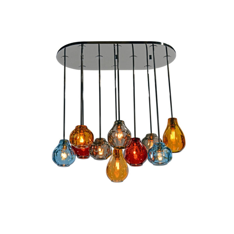 Lustre Alan Mizrahi, Doré, Or brillant, 32" Width x  44" Height