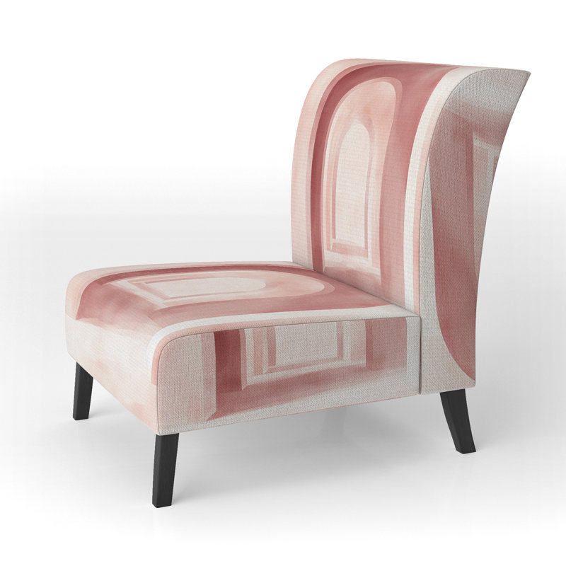 Fauteuil de chambre Abstract Art Deco, Slipper Armless
