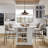 41.3''H Counter Height Barstools, Upholstered PU Leather Seats with Metal Footrest,Modern Kitchen Stools for Home Bar, Dining Room-825873116-828681360