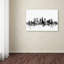 «Atlanta Georgia Skyline», impression sur toile tendue-22541044