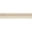 Maison 12" x 2.25" Polished Marble Bullnose Tile Trim in Ashen Gray