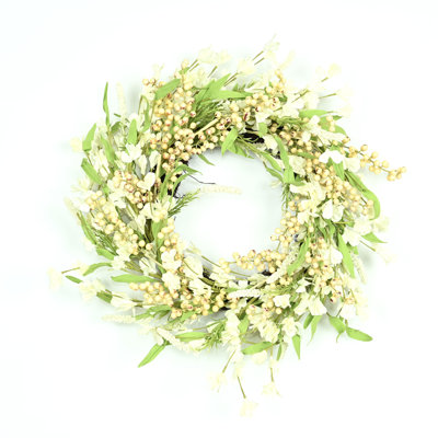Couronne florale 22 po pour la porte d'entrée
