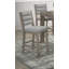Mobilier de salle à manger en bois brun rustique 2 pièces
