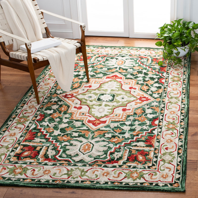 Tapis en laine touffeté à la main Inworth, Rectangle 4 pi x 6 pi